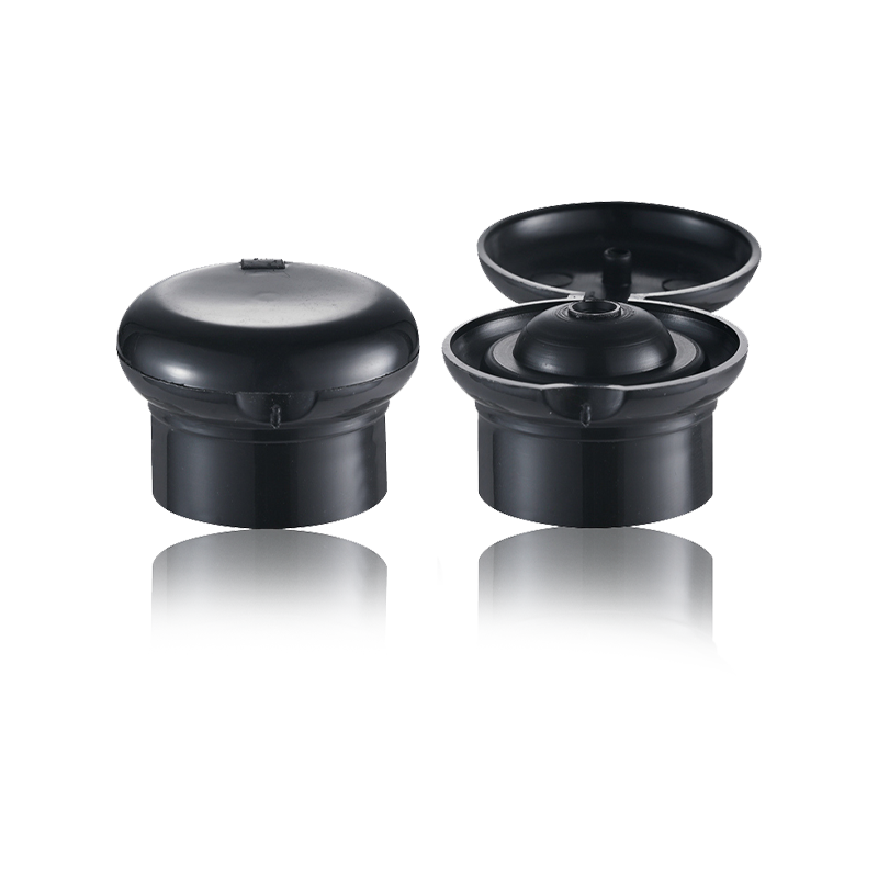 HY-M01 24/410 грибовидная пластиковая завинчивающаяся крышка черная для бутылки